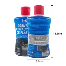 ENERFERO Plastic Car Restorer Restorer Plastics and Rubber Bands for Cars (One Bottle Upgraded Version)