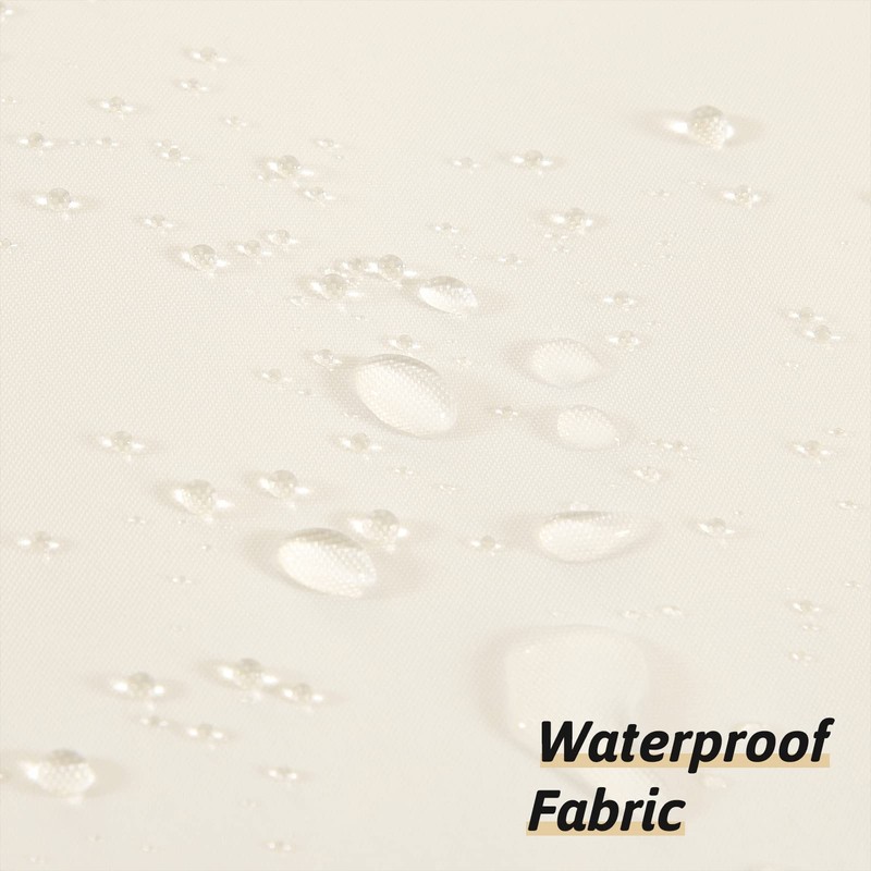Furlinic No Hook Extra Long Shower Curtain 84 Length,Soft Fabric