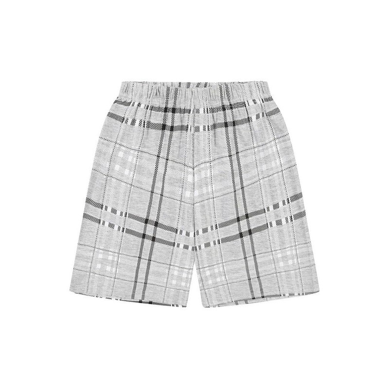 ThePyjamaFactory Girls Cheeky Nope Not Today Checked Short Cotton Pyjamas