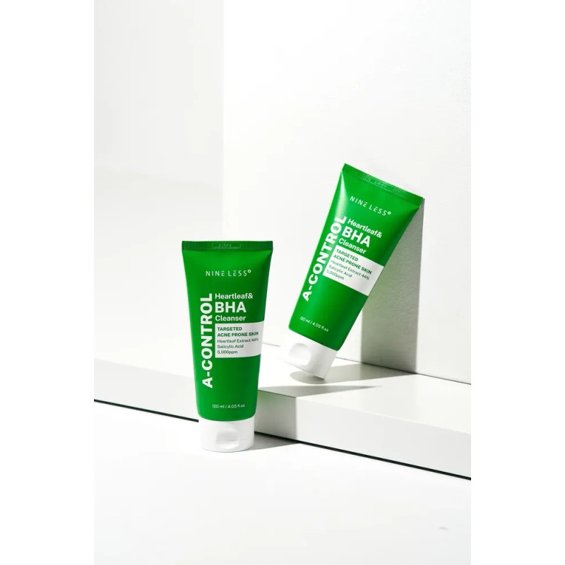 Nineless Limpiador A-control Heartleaf Y Bha 120ml