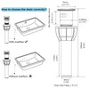 Bathroom Sink Drain, Pop Up Drain Stopper with Overflow, Lavatory