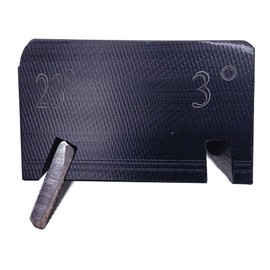 TUOREN Guitar Fret End Beveling File 3 and 23 Degree Fret End Dressing Bevel Luthier Tool Compatible with MN831, 150mm in Length