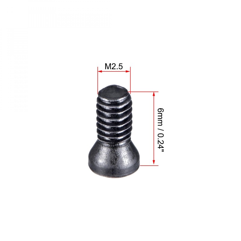 sourcing map Torx Screws Replacement Carbide Insert CNC Lathe M2.5