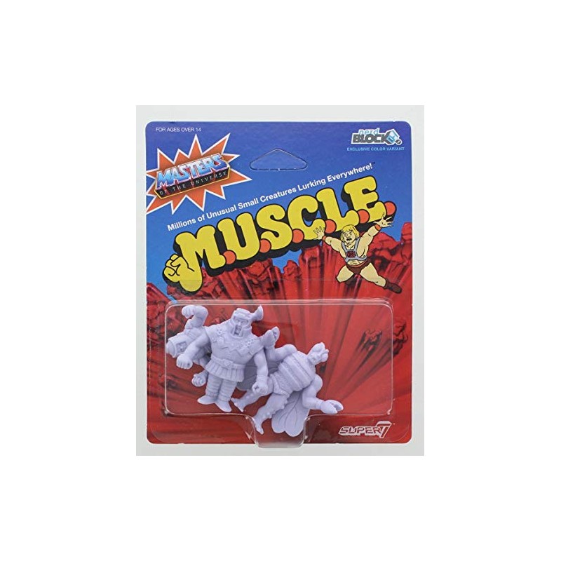 Masters of the Universe M.U.S.C.L.E. 3-Pack: Ram Man, Man-E-Faces, Buzz