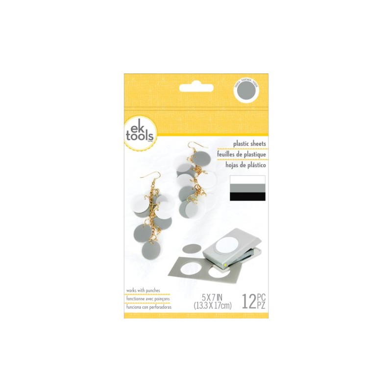 EK Success EK Tools 55-59017 Plastic Punch Material Pack, Acrylic,