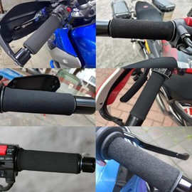 Foam Grip Cover, Motorcycle Grips Foam, Grip Covers, Comfort Motorcycle Handlebar Grips Cover, Non-Slip Foam Grip Grips, Black, Suitable for R1100GS