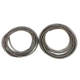 The Stop Shop Stainless Brake Line Protector (Gravel Guard Spring) For 3/16 Inch and 1/4 Inch, 16 Feet of Each