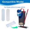 6-Pack Replacement Mop Pads Compatible with O Cedar H2Pro Mop