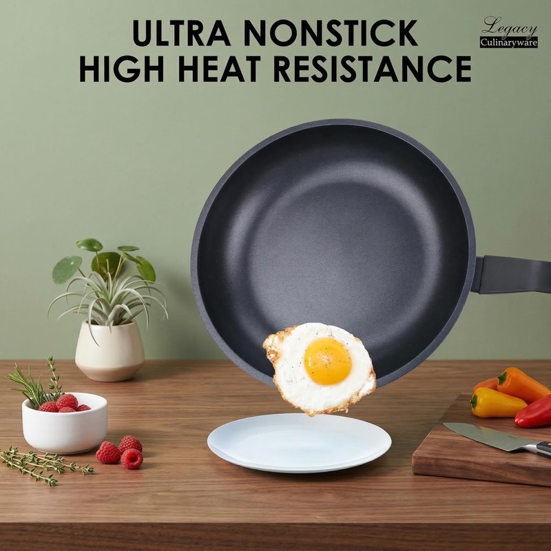 Legacy Culinaryware Nonstick Frying Pan Skillet,8 Inch Frying Pan Skillet,Egg