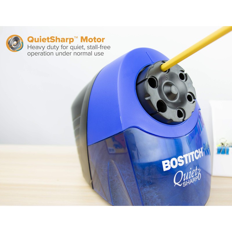 Bostitch Office QuietSharp Electric Pencil Sharpener, Heavy Duty Classroom or