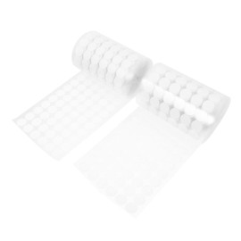 Operitacx Haken und Klebeband Selbstklebende Punkte 1000 Stück Nylonpunkte für Klassenzimmer Büro Mathematik Kunst und Stark