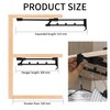 Extendable Clothes Rail, 30 cm Adjustable Clothes Rail, Wardrobe Rail,
