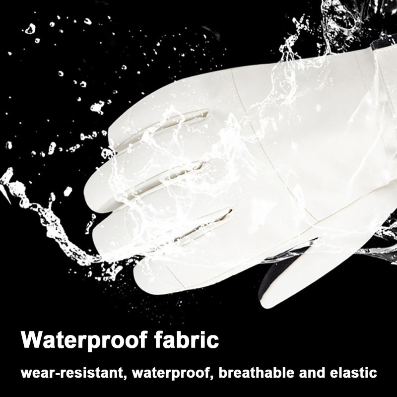 Waterproof Windproof Bike Gloves Winter Warm Touching Screen Cycle Gloves