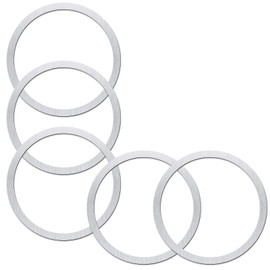 NiHome 5-Pack Magnetic Rings for Lap Mount, Compatible with Pilot Tablet Leg Straps, Phones, Tablets, Adjustable 360° Rotation Viewing Angle, Strong Hold with One-Handed Removal Quick Device Switching