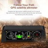 Unbranded Car HUD Inclinometer Head Up Display GPS Speedometer Compass