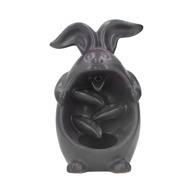 Incense Burner Bunny Shape Exquisite Beautiful Backflow Waterfall Aroma Burner