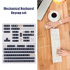 Mechanical Keyboard Keycap 128 Key PBT Keycap Set Contrasting Colors