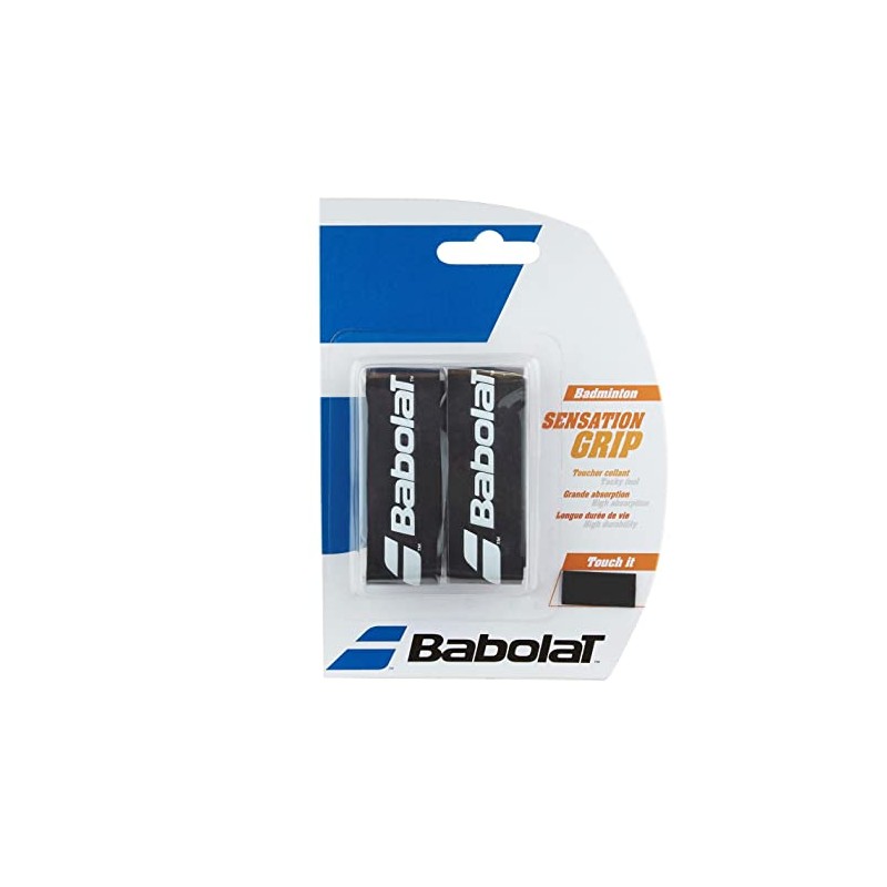 Babolat Badminton Sensation Grip (2 pack) (Black)