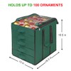 ProPik Christmas Ornament Storage Boxes with Dividers - 5 Separate