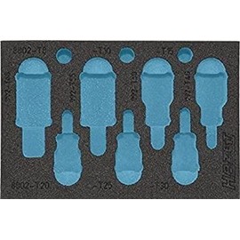 HAZET 163-218L 2-Component Soft Foam Insert - Multi-Colour