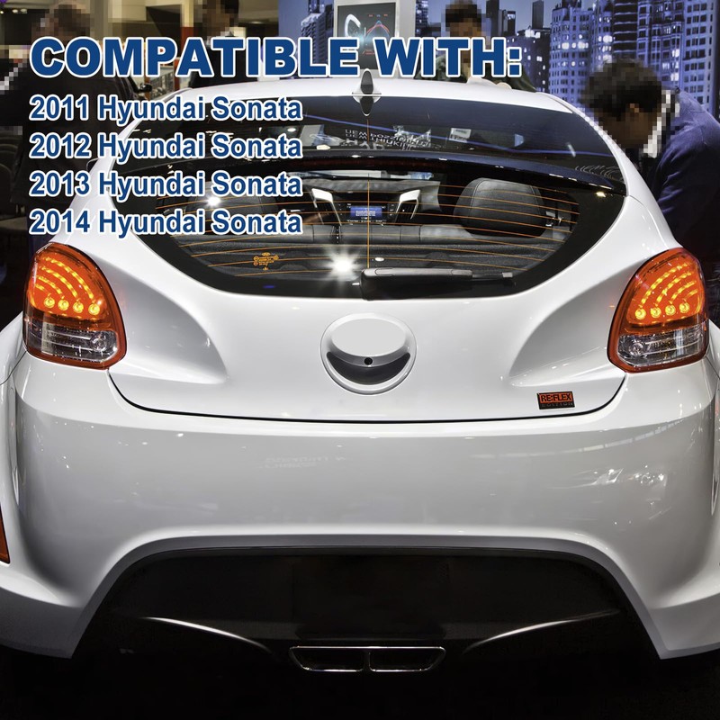 Rear View Backup Reverse Parking Camera Compatible with Hyundai Sonata