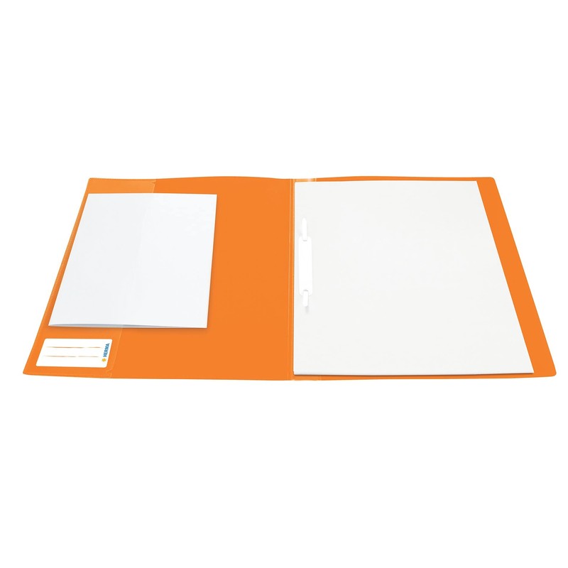 HERMA 19489 File Folder A4 Translucent Orange, Pack of 3,
