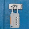 1 Pc Blue 4 Digits Lock,Combination Locker Password Padlock Mini