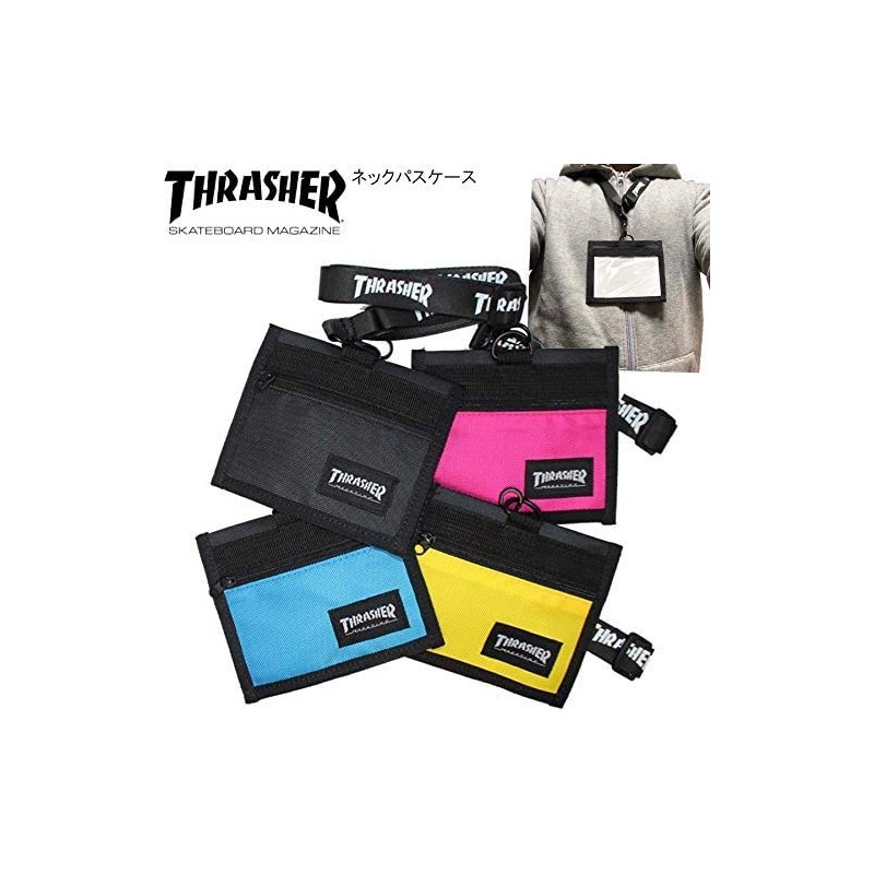 Thrasher Neck Pass Case, Thrasher Neck Piece, Name Holder, ID