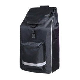 Bolsa de repuesto para carrito de compras, bolsas impermeables de 11.8 x 7.5 x 21.6 pulgadas (negro)
