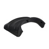 Schmutzschutz mit Rippen - Gummi, schwarz, vorn & hinten -