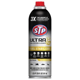 STP Ultra 5 In 1 Fuel System Cleaner and Stabilizer, System Fuel Cleaner Deep Cleans Fuel System and Fights Engine Friction, 20 Oz