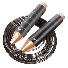 Catsobat Jump Rope, Training and Fitness [30 Day Manufacturer's Warranty] (Black)