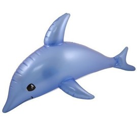 Henbrandt Inflatable Dolphin 80cm Beach Seaside Sea