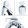 HINMAY Stainless Steel Spring Locking Food Tong Set Utility Metal