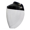 Flip Up FULL FACE SHIELD Visor 3 Snap for Motorcycle half Helmet Clear