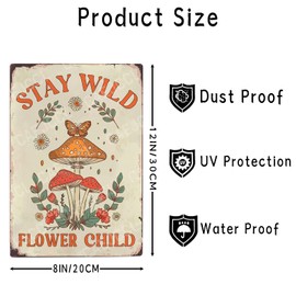 CAEJCCL Funny Metal Sign Not All Those Who Wander Are Lost Vintage Aluminum Tin Signs Retro Sign for Home Living Room Bedroom Farmhouse Chicken Kicthen Bar Cafe Wall Decoration Gift 8 X 12 Inch -001