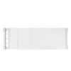 Tension Shelf Adjustable Closet Divider 24cm Width Storage Rack for
