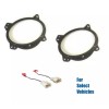 ASC 6x9 Front Door Speaker Install Plates +Wire Harness for
