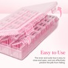 Lifewit Monthly Pill Organiser, 28 Day Tablet Pill Box, Pink,