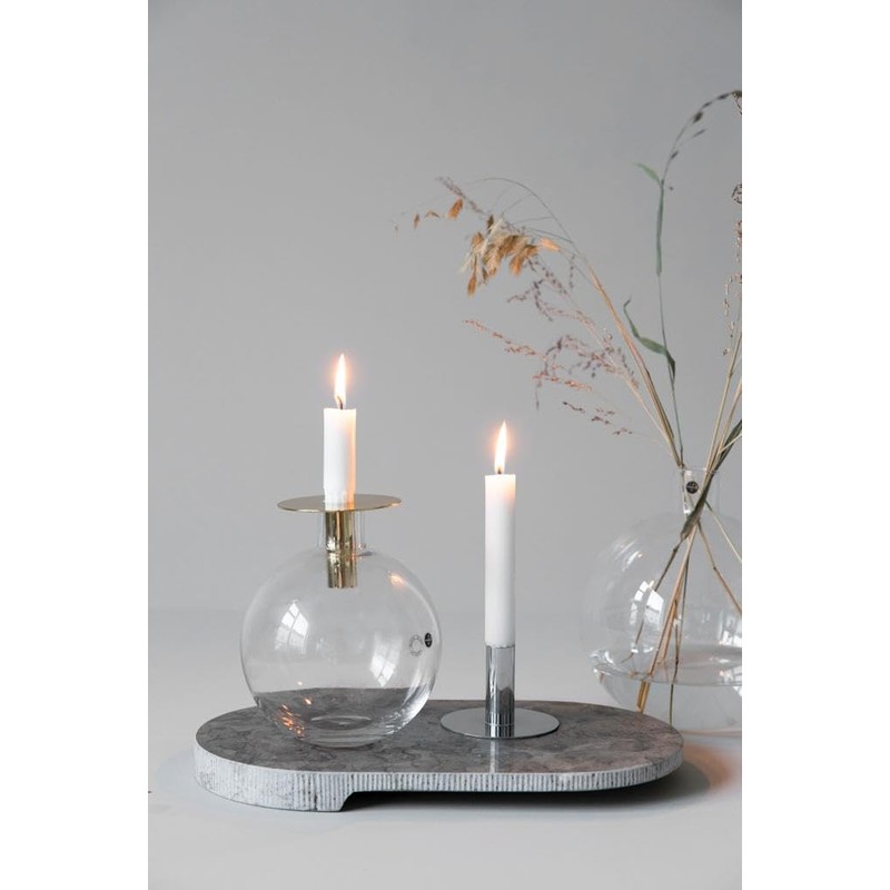 Sagaform 5018148 Moon Vase, Metal