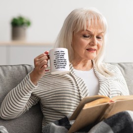 Cabtnca Funny Mug for the Elderly, Gifts for Elderly Women Men, Elderly Gifts, Old People Gifts, Senior Citizen Gifts, Christmas Birthday Gifts for Senior Women Men Old People, 11 Oz