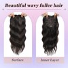 Hair Toppers for Women, 20 Inch Long Curly Wavy Hair