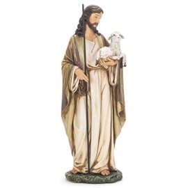 New! 10" Good Shepherd Figurine Statue