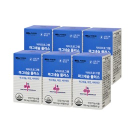 Cha Hospital Doctor Program Cha Hospital Magnesium Plus 42g 60 tablets 6 / 닥터프로그램 차병원 마그네슘 플러스 42g 60정 6개