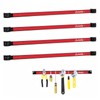 Rechabite 4 Pieces 24" Magnetic Tool Holder Strip, Red Magnet