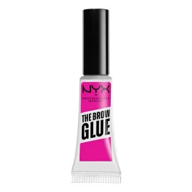 NYX Professional Makeup The Brow Glue 5g Tono Transparente Gel fijador de cejas 16 horas sin residuos