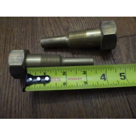 Weiss 2-New Brass Thermowell 3/4 npt, 1-3/4" Insertion, Tapered Bore, 3-1/2'' 4-1/4''