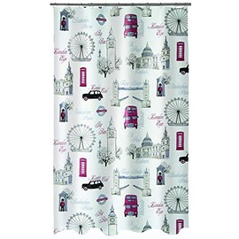 Spirella 10.17898 DV-PEVA Westminster, 180 x 200 cm, Sand/Red