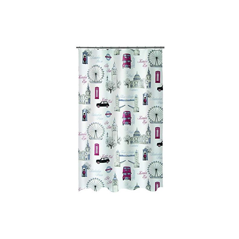 Spirella 10.17898 DV-PEVA Westminster, 180 x 200 cm, Sand/Red