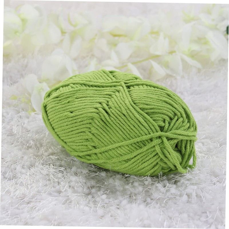 Gadpiparty 5 Rolls Cotton Crochet Yarn Soft and Flexible Knitting